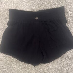 Prana Women's High Waist Black Shorts